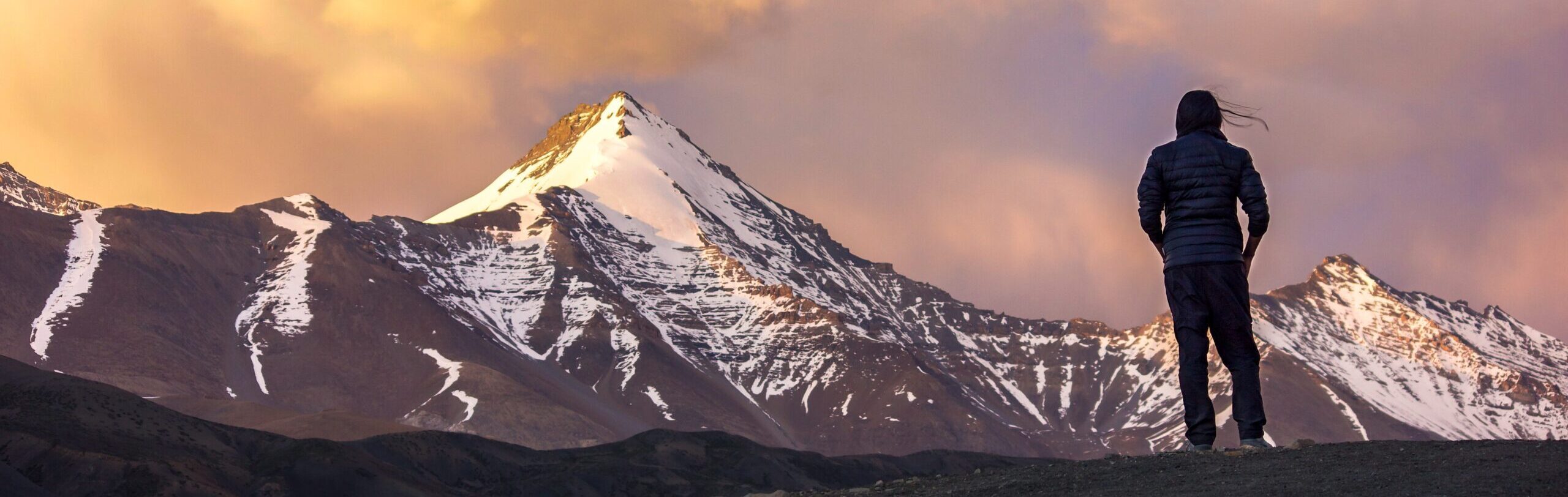 man and mountain